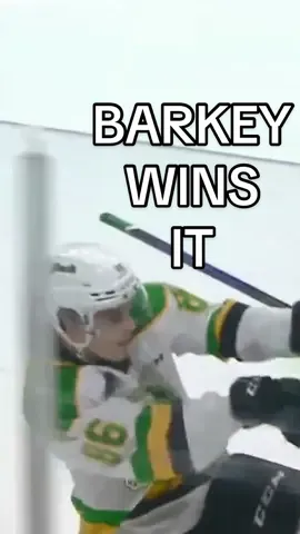 An overtime winner for @Philadelphia Flyers prospect Denver Barkey! #OHL #Hockey #Overtime #Goal #HockeyTikTok #HockeyTok #HockeyTikToks #NHL 