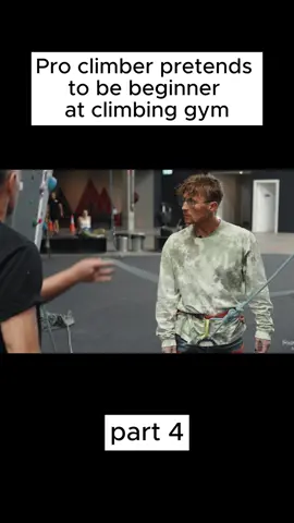 Pro climber pretends to be beginner at climbing gym. PART4#foryou #magnusmidtbø #climbing 