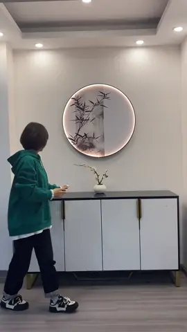 Ý tưởng trang trí nhà cửa tranh đèn led #yangdecor #xuhuong 