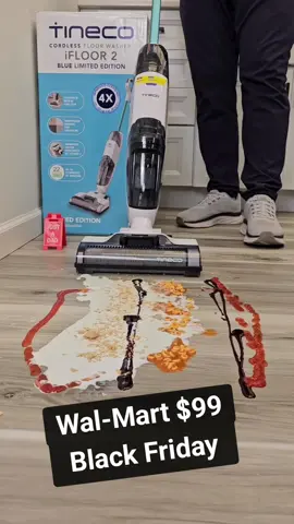 Walmart Black Friday $99 tineco s2 Floor cleaner is a great buy #asmrvacuuming #justadadvideos #satisfyingvacuum #satisfyingvideo #vacuum #asmr #blackfriday2023 #walmartblackfriday #satisfying #tineco #tinecotime #floormop #wetdryvacuumcleaner 