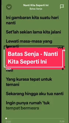 #batassenja #nantikitasepertiini #fulllirik #fyp #liriklagu #spotify2023 