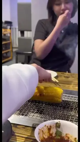 She got that corn rizz #fyp 