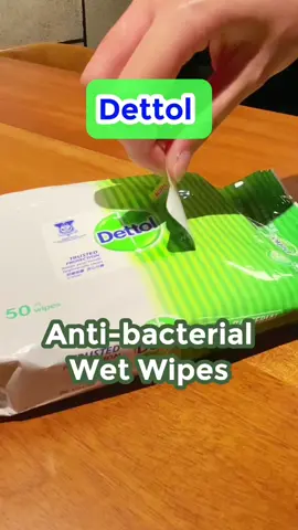 Stay fresh, stay clean with our convenient wet wipes! #dettol #wetwipes #hygeine #fyp 