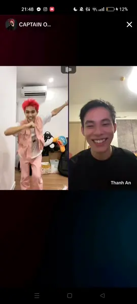 học nhảy cùng Captainboy 😆 ( 1 người bật nhạc còn 1 người thì nhảy=)) ) #captain #captainboy #dlow 