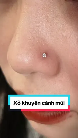 Xỏ khuyên cánh mũi #piercings #piercing #xokhuyentai #xokhuyensaigon #tiktok #xokhuyen #xokhuyenmui 