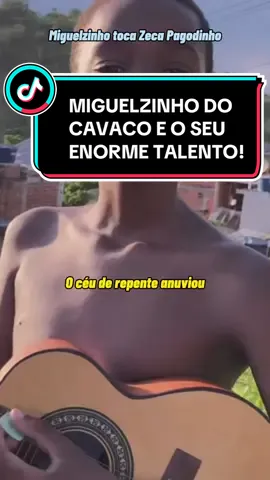 Miguelzinho do Cavaco e o seu enorme talento 👏 #arte #cultura #musica #samba #reels 
