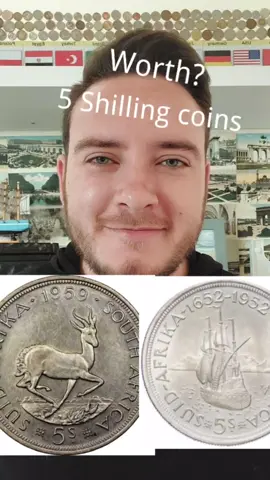 🎥 Witness the 1959 5 Shilling Coin! With less than 3000 circulated ones ever minted, this rare beauty holds history in its gleam.  Join me on a journey through its origins, rarity, and the fascinating story behind this elusive treasure. #southafrica #coins #facts #History #hobby 