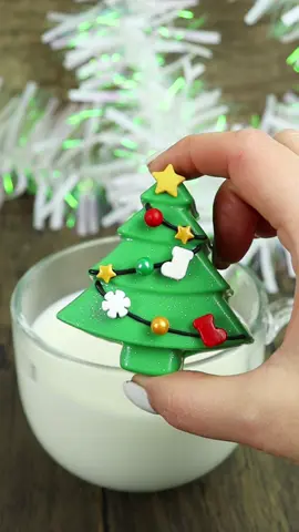 Xmas Tree Cocoa Bomb 🎄 Tree mold, rhinestone picker and glass mug linked in my amazon storefront (link in bio)  Sprinkles and glitter - @Fancy Sprinkles® - use code 15LOVEISBAKEABLE for 15% off your order at fancysprinkles.com #cocoabombs #christmastree #HolidayTreats 