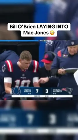 Getting #heated on the #Patriots sideline 😨 (📺 NFL Network) #macjones #coaching