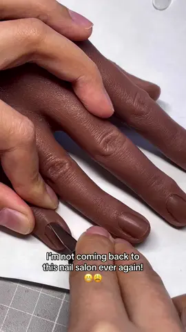 Why do I feel it?😭 #fake #fakehand #nail #nailart #manicure #manicuretutorial 