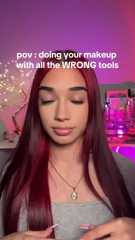 why is your face so sticky 😵‍💫 #asmr #asmrwrongpropmakeup #asmrmakeup #asmrroleplay #asmrwrongprops #asmrpov #fyp 