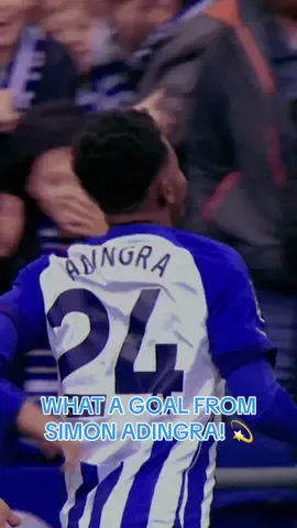 What a run, what a goal! 🤩💫 #SimonAdingra #BHAFC #PremierLeague