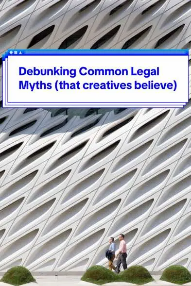 Creatives are often told that they don't need to worry about the law. But that's not true. Here are a few common legal myths that creatives believe. #creativelaw #entertainmentlaw #intellectualproperty #contractlaw #businessinsurance #trademark #brandprotection #fairuse #lawyertiktok #SmallBusiness #fyp 