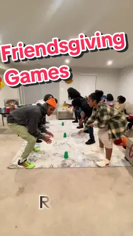 Friendsgiving games did not disappoint 😂  #friendsgivinggames #friendsgiving #blackgamenight #cupgame #holidaygames #fyp