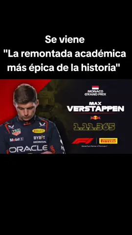 Se viene épica remontada académica 🗿 #maxverstappen #f1 #formula1 #fyp #supermax #f1tiktok #f1memes #funny #meme #academico #remontada #redbullracing #Viral 