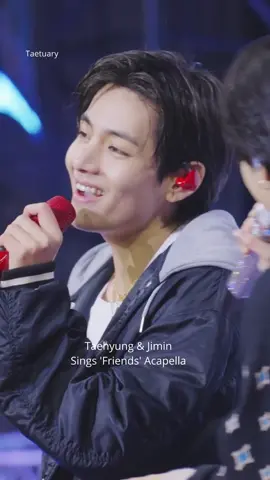 VMIN Sings 'Friends' Acapella at 'V'icnic Fanmeet 🐯🐥💜 #taehyung #jimin #V #bts #vmin #kimtaehyung #friends #vbts #btsv
