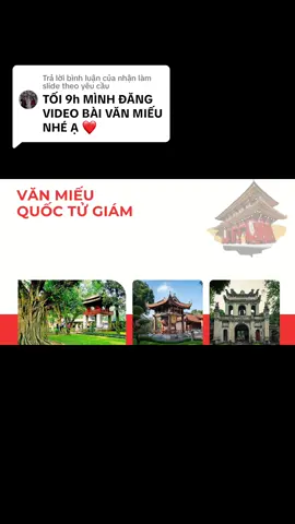 Trả lời @nhận làm slide theo yêu cầu Mẫu slide về Văn miếu Quốc Tử Giám #powerpoint #slide #thuyettrinh #vănmieuquoctugiam 