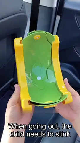 baby portable folding toilet, It is a product that can help parents to train their babies to use the toilet independently. It is usually made of plastic or silicone, and can be folded and stored easily. Some models also have a detachable seat and a disposable bag for easy cleaning. 🚽#washroom #baby poomp