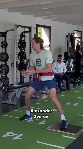 Alexander Zverev putting in the work 🏋️‍♂️ A tennis workout with a focus on that crucial rotational power. Who would have thought he'd make it here, especially after last year's setback? A true comeback story!  It serves as a powerful reminder of the invaluable role of physical preparation. 🏃‍♂️💨 Pro tip: Incorporate some cable work and medicine ball exercises into your routine to amplify that rotational strength. 💡 It makes a world of difference on the court! S&C coach @dalibor_sirola 📹  #zverev #alexanderzverev #sascha #tennistheworld #atpfinals 