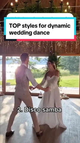 If you dream of a fast-paced first dance, here are the TOP 3 dance styles that will be perfect! 😍 Be sure to save this video! ❤️ ✨ Follow for more ✨ #weddingdance #weddingdanceonline #firstdance #firstdanceconline #weddinginspirations #wedding #bride #gettinmarriedin2023 #bride2023 #wedding2023 #firstweddingdance