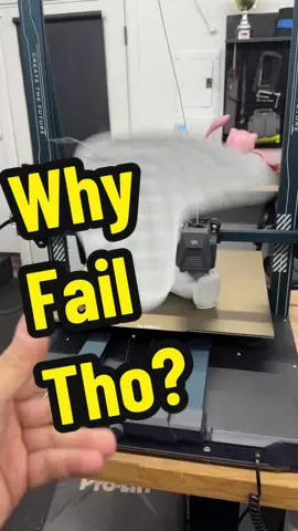 Why do 3D Prints fail? #3dprinted #3dprintok #failure 