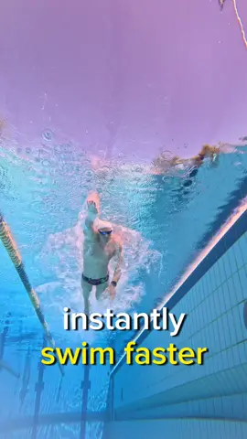 4 ways you can instantly swim faster without getting fitter! #swimtipstok #swimtechnique  