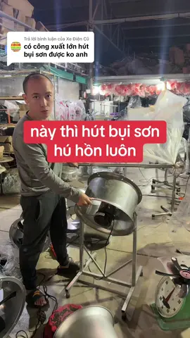 Trả lời @Xe Điện Cũ  #quạthútsơn nâng cấp từ #độngcơ #máybơnnước chạy #tốcđộ2800v/p có 5 cấp độ số #đườngkính40cm có chân có lồng lưới bảo vệ do #thánhquạt #bịa ra ko có #đốithủ luôn   @THÁNH.QUẠT 