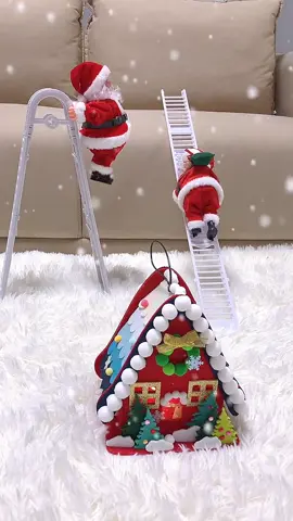 Đồ chơi noel ông già tuyết leo thang cưỡi tuần lộc #mesockhoai #dochoichobe #dochoigiangsinh #dochoionggianoel #onggianoelleothang 