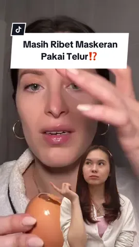 Maskeran sat set gak pakai ribet dengan Hanasui Egg White Peel Off Mask 🫶✨ Yuk cobain juga🙌🏻 #hanasui #peeloffmask 