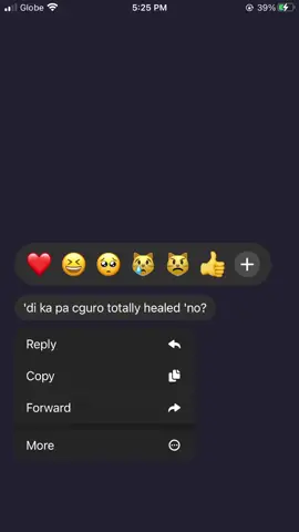 Blank message ata siya🙈 #healing 