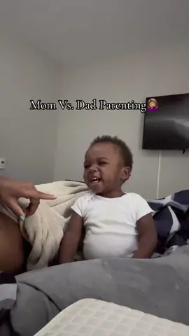 This baby dont take me serious at all 😭😭😭😭😭😭😭😭😭😭😭 #fyp #parentsoftiktok #parentinghumor #viral #blackfamily #18monthsoldbaby 