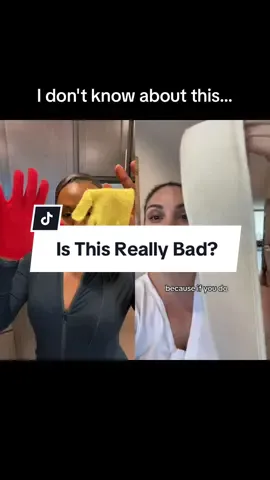#duet with @The Exfoliating Queen 👸 #exfoliationskincare Is this true? I've been using those gloves 🧤 for years and nothing has happened to my skin. #skincareproducts #skincaretips #exfoliatingglove #hyperpigmentationtreatment 