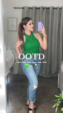 OOTD 💚✨🪩 #fypシ #parati #fyp #OOTD #OOTD #buchifresaoutfit #gdwm✨ #outfitinspo 