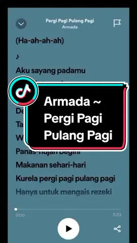 Armada ~ Pergi Pagi Pulang Pagi #liriklagu #musikindonesiadispotify #musikviral #musikindonesia #lyricsmusic #dwixxx145 #foryou #armadaband #pergipagipulangpagi 