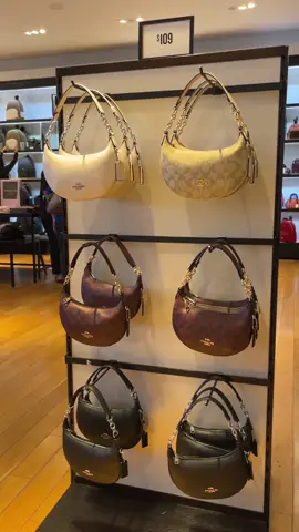 The Mini Peyton 🌙✨💛 #coachoutletemployee #coachoutlet #coachny #coachtx 