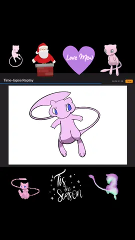 #mew #christmasseason #mewstheme #pokemonmovie #fyp 