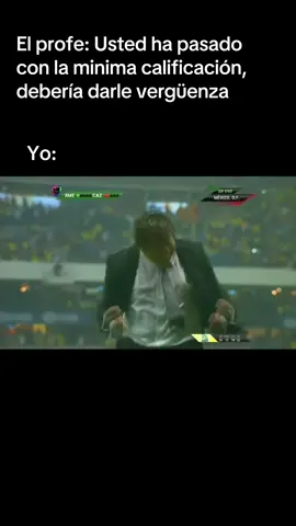 Todos lo hemos celebrado #profe #meme #futbol #notas #humor #fyp 