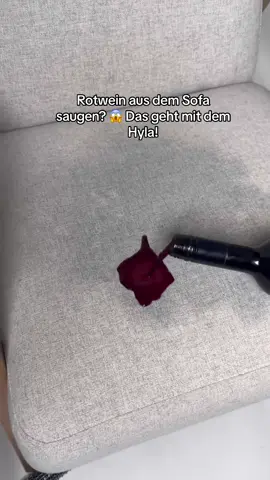 Rotwein aus dem Sofa saugen? 🍷😱 Das geht mit dem Hyla! Schreib uns ❤️✨ #hylagermany #fleckenentferner #hyla #fleckenentfernen #chrishaimerl #rotweinflecken 