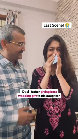 You will definitely cry after watching the last scene! 😭🥀 Father is a real hero of every daughter 🥀🥺🖤 #fyp #bestfather #fatherdaughter  #bestgift #father #daughter #😭🥀 