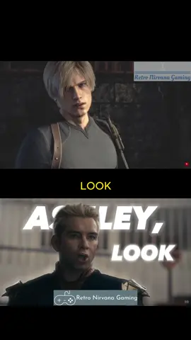 Resident Evil 4 Remake Ashley LOOK at ME!!#residentevil4remake #ashleylookatme #funny 