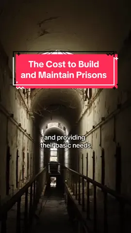 The cost to build and maintain prisons includes not only housing incarcerated people, but providing them the bare necessities like food, water, and clothing. #usprisons #easternstatepenitentiary #historyontiktok #prisonhistory 