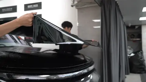 Wow~~It's Piano Black PPF!!! FANCHI colored PPF TPU Car wraps vinyl#ppf #carwrap @topcar.stickers