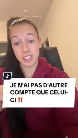 MON SEUL ET UNIQUE COMPTE ‼️ Je n'en ai pas d'autres 🙌 #signal #fraud #seulcompte #tiktokquebec #montreal #fypforyou #viral 
