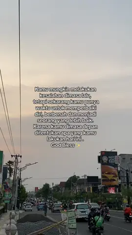 Kamu mungkin melakukan kesalahan dimasa lalu, tetapi sekarang kamu punya waktu untuk memperbaiki diri, berbenah dan menjadi seorang yang lebih baik.  Karena kamu dimasa depan ditentukan apa yang kamu lakukan hari ini .  God Bless ✨ #inspirasikristen #katolik #katolikindonesia #rohani #siapakahakuinituhan #masadepan #godbless 