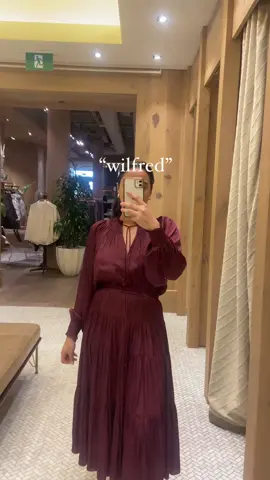 Wifred dress #dress #wilfred #cherry #cherrydress #christmasdress 