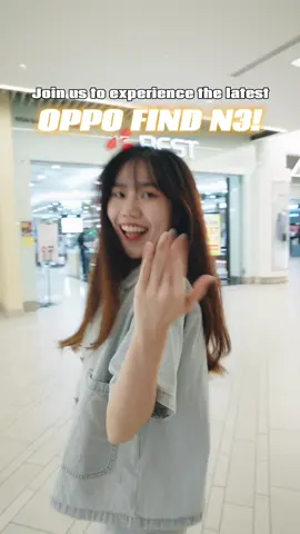 Elevate your selfie game with OPPO FIND N3 hands-free FlexForm mode and power up with 44W SuperVOOC charging!  Visit Best@OneUtama to experience the amazing OPPO FIND N3✨ @bestdenkimalaysia  @OPPO Malaysia #OPPOFindN3Flip