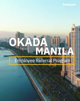 Indulge in a lavish 3D2N staycation at Okada Manila—just one of the incredible rewards we extend to our cherished top referrers. Embrace the perks; join Transcom today and immerse yourself in the upcoming wave of rewards awaiting you!