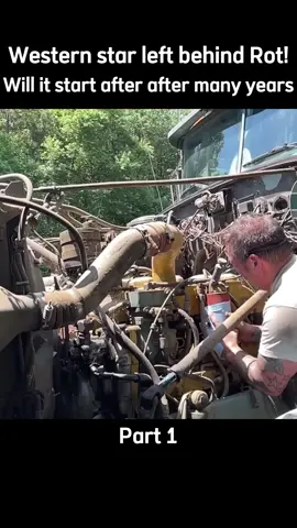 WILL IT RUN!! Western start Rot!! #willitrun #restoration #engine #car #deisel #cars #fyp #tiktok 