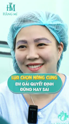 Lựa chọn nâng cung em gái quyết định đúng hay sai #hangmi90 #nangcungchanmay #nangcungchanmayrutchi #pttm #lamdep #goclamdep #xuhuong