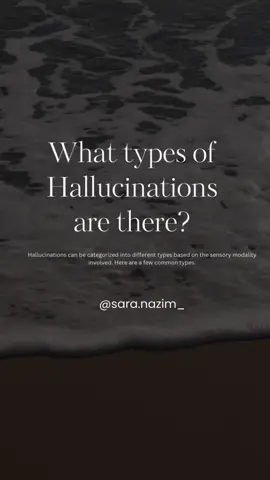 What types of Hallucinations are there? #hallucination #schizophrenia #MentalHealth #fyp #like #hallucinationauditive #hallucinant #MentalHealthAwareness #شدم_آدمی_که_با_افسردکی_هاش_حال_میکنه #foryoupage #روانشناسی_فردی 